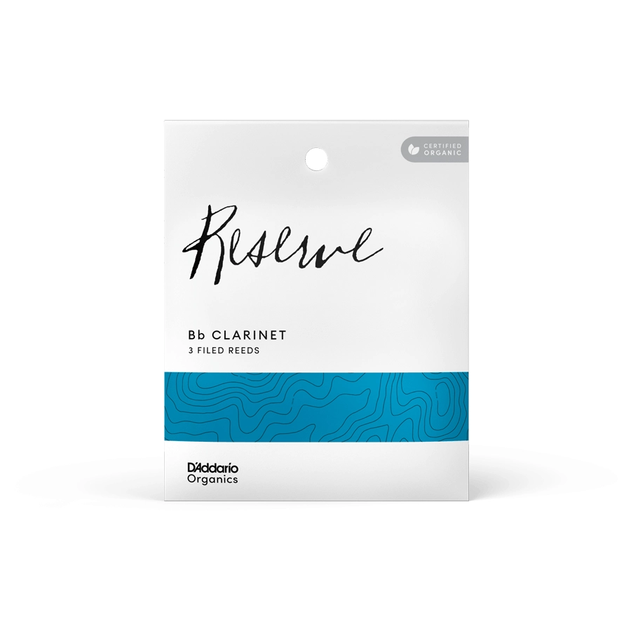 D'Addario Organic Reserve 3 Pack Bb Clarinet Reeds - #2