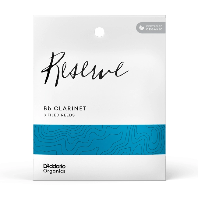 D'Addario Organic Reserve 3 Pack Bb Clarinet Reeds ODCR0325 - #2.5
