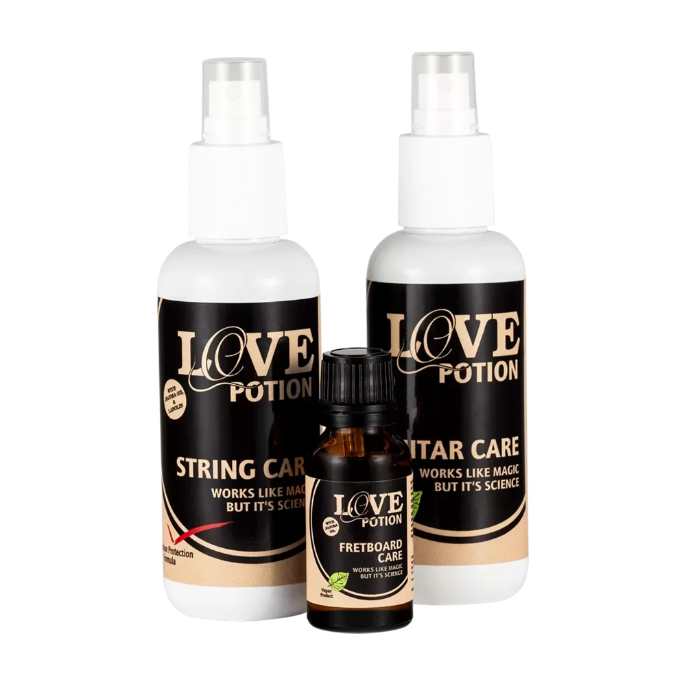 Ortega Love Potion Guitar/String/Fretboard Care Set - OLP-PACK