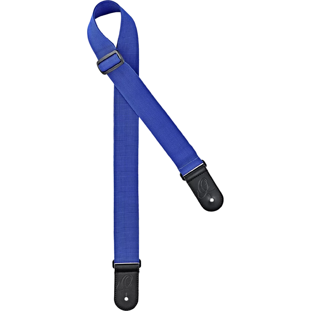 Ortega Guitar Unicolor Nylon Strap - Blue