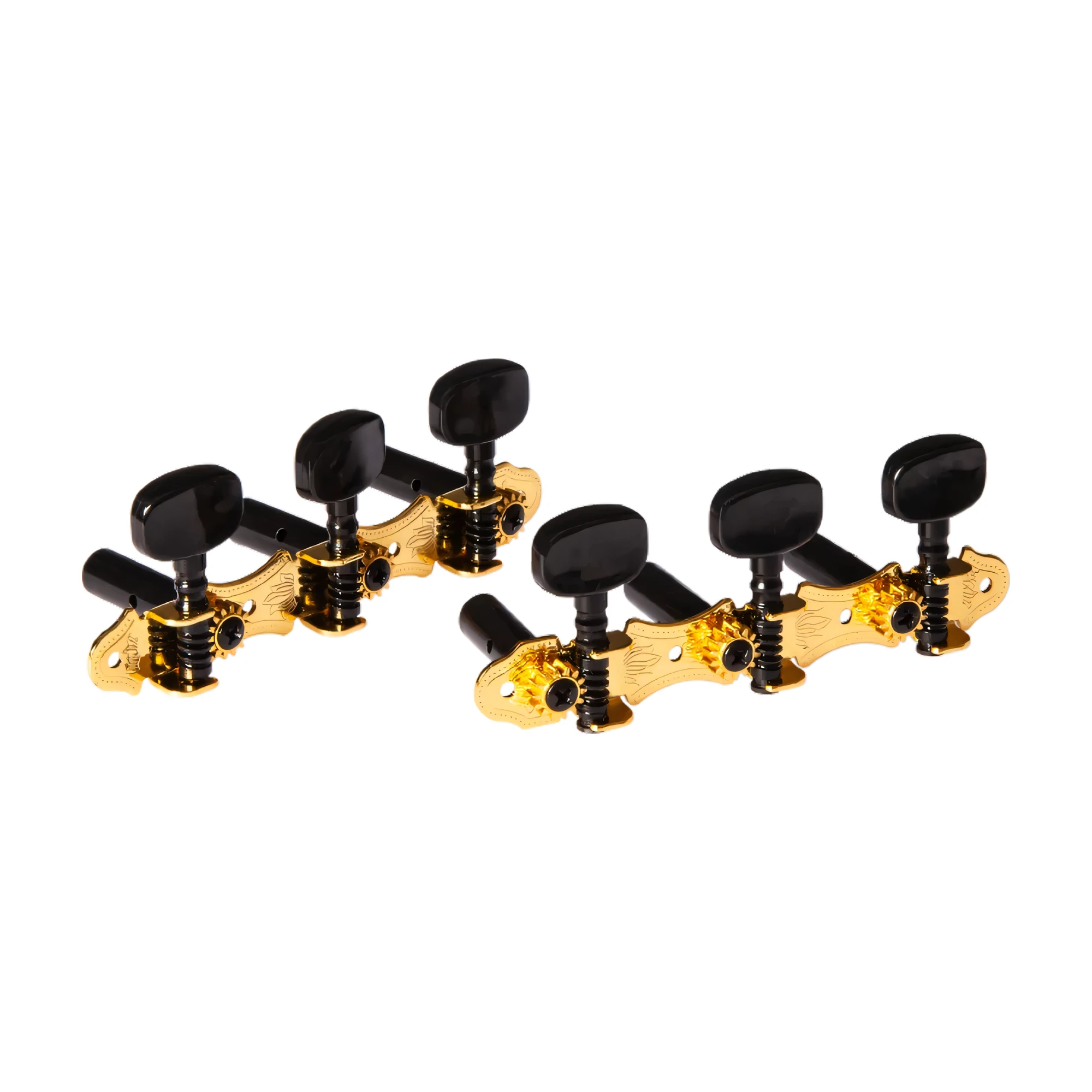 Full view of Ortega OTM-FAMILYBK Classical Guitar Tuning Machines