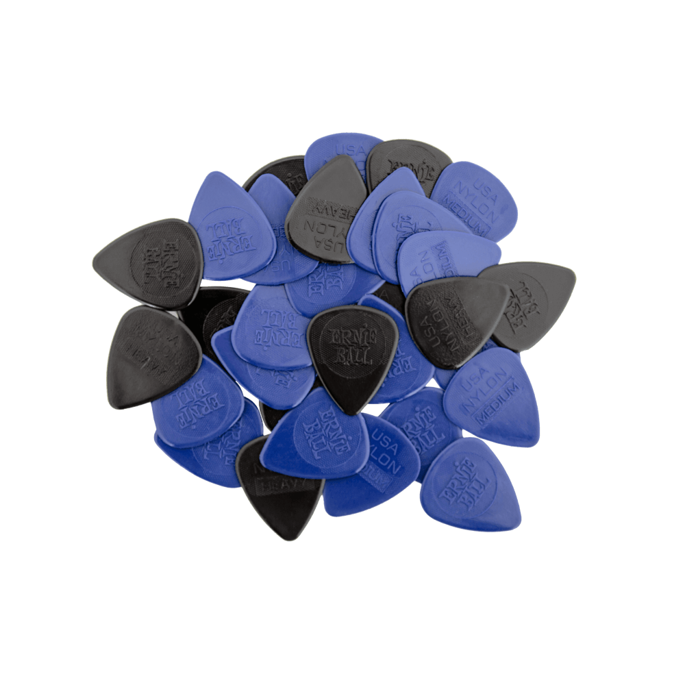 Pua de guitarra de grosor mediano pesado de nylon Ernie Ball (1 pua)