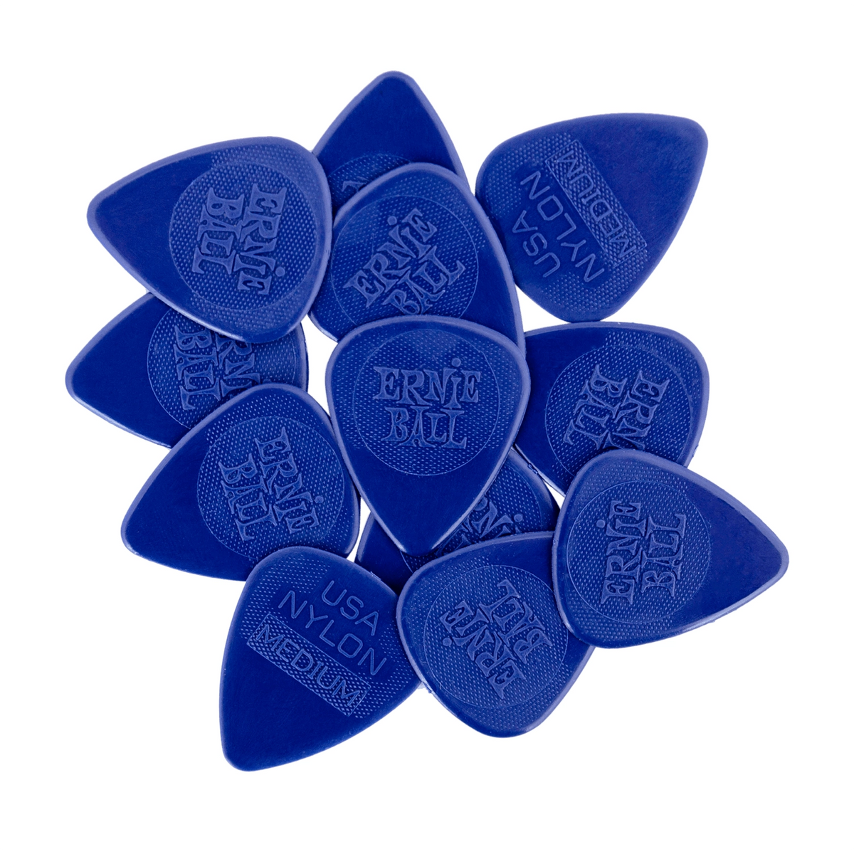 Ernie Ball P09136 .72mm Nylon Medium Guitar Picks - 12-Pack