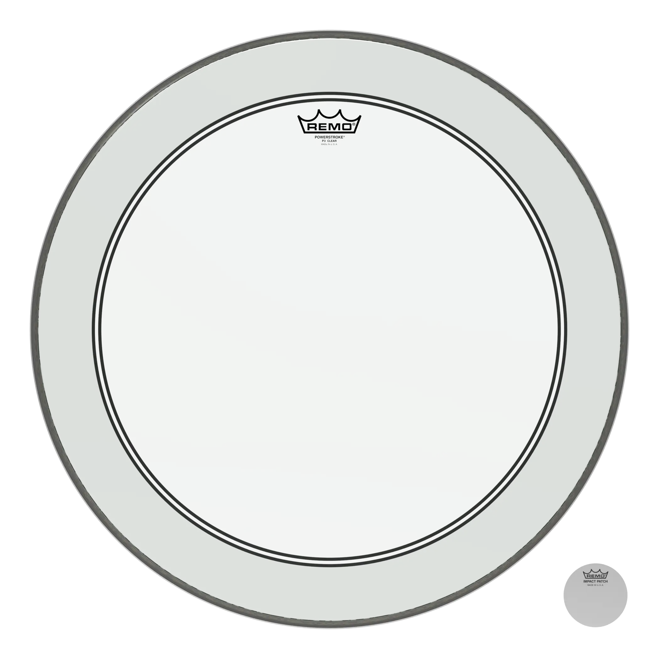 Remo 23" Powerstroke P3 Clear Bass Drumhead