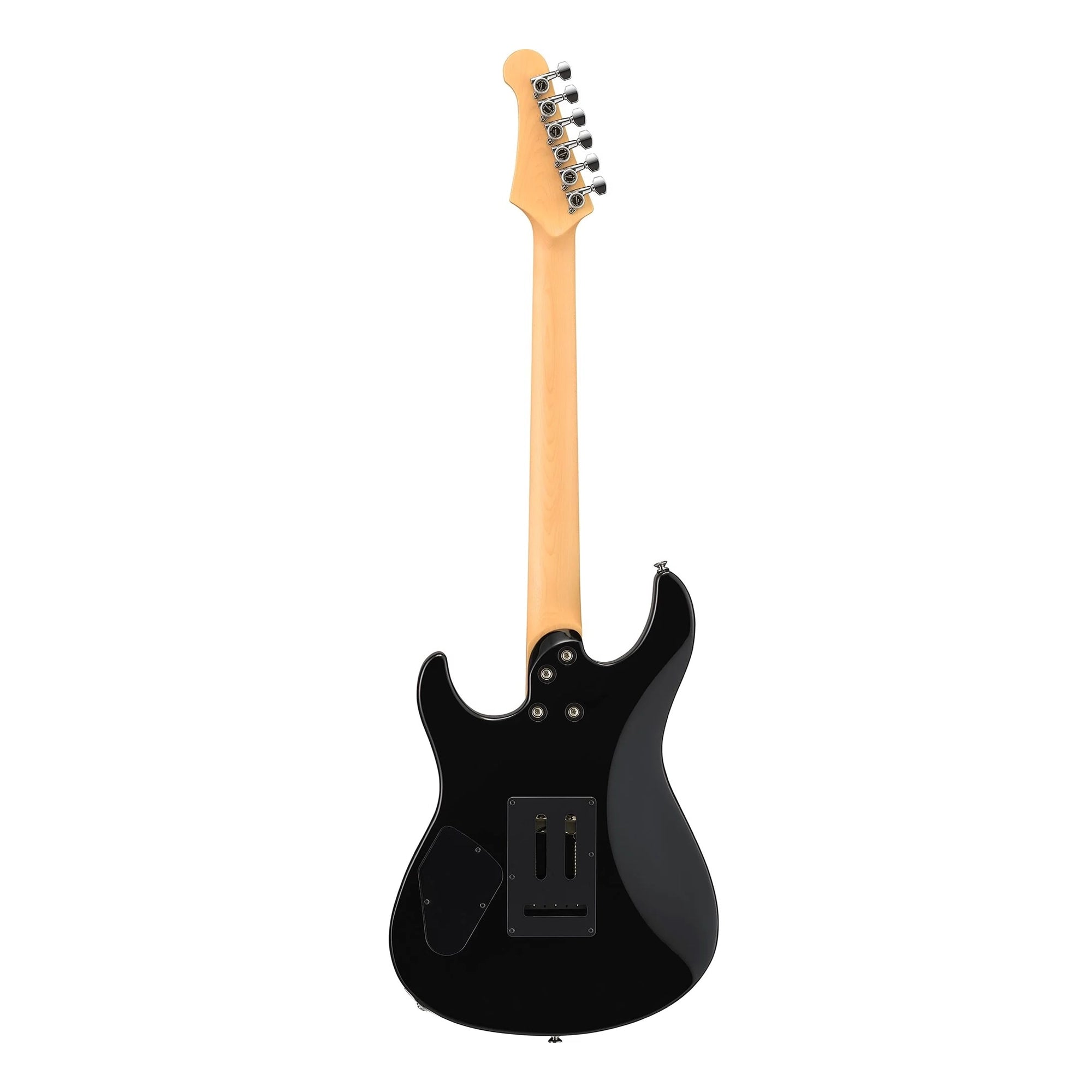 Back view of Yamaha PACS+12 Pacifica Standard Plus Electric Guitar - Black