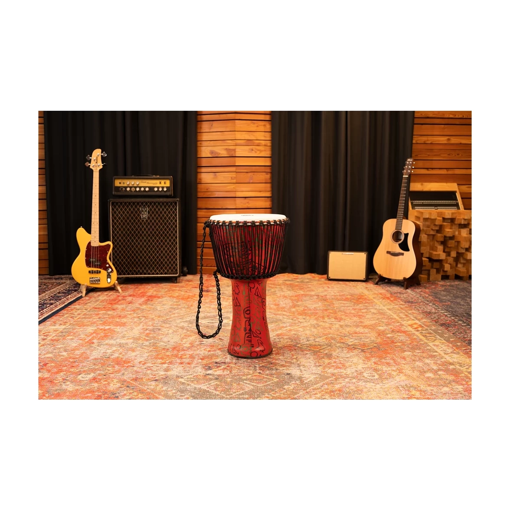 Meinl 14" African Djembe, Pharaohs Script - Goat Skin Head