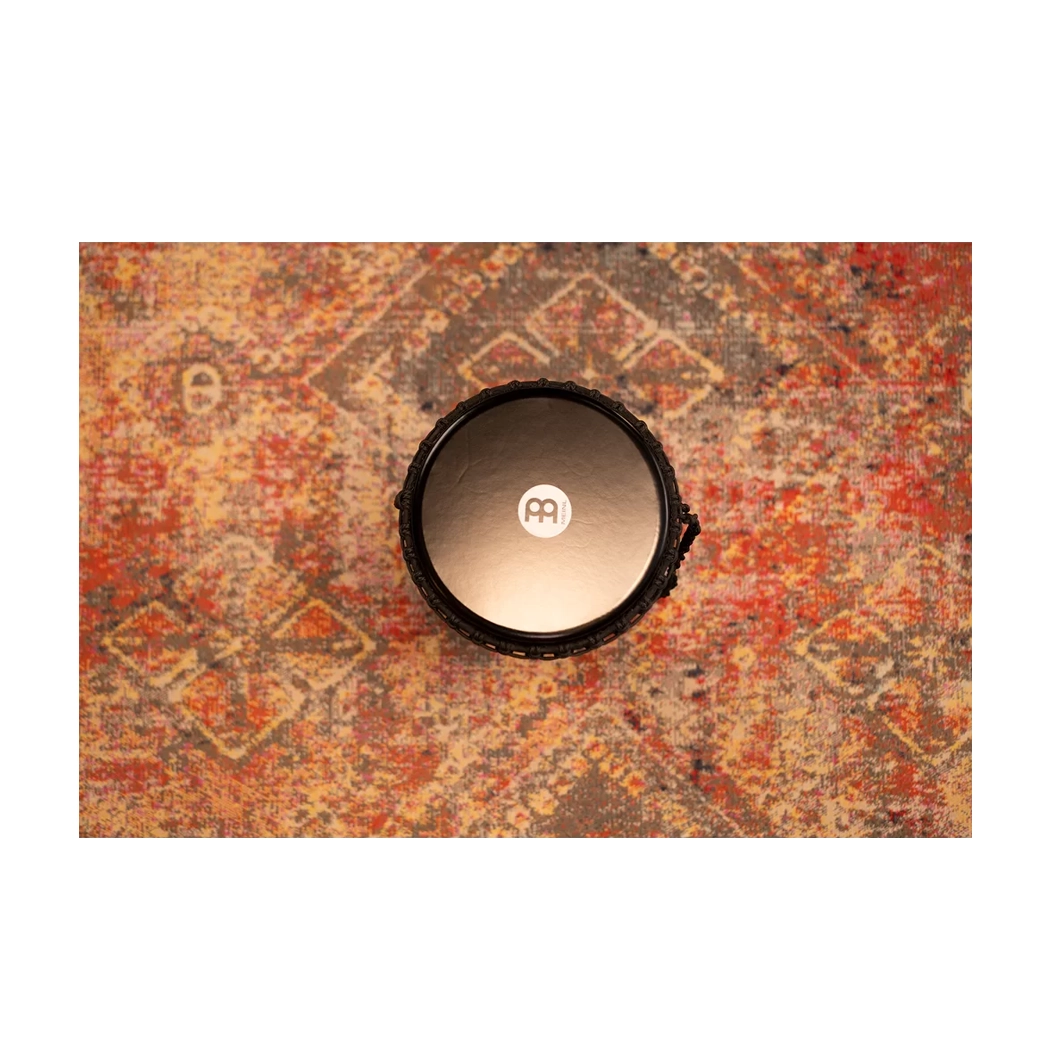 Meinl 12" Rope Tuned Travel Series Djembe - Phantom Black