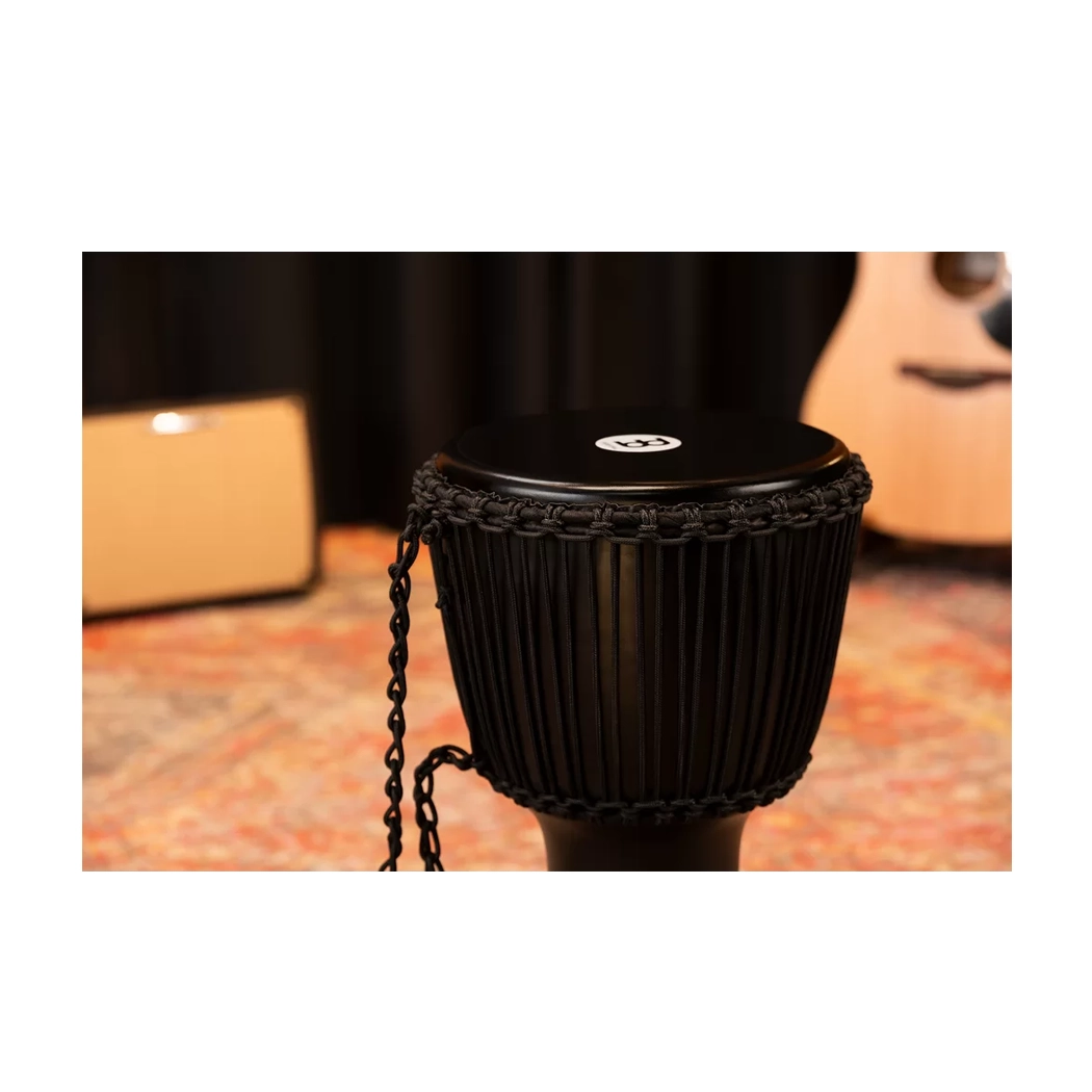Meinl 12" Rope Tuned Travel Series Djembe - Phantom Black