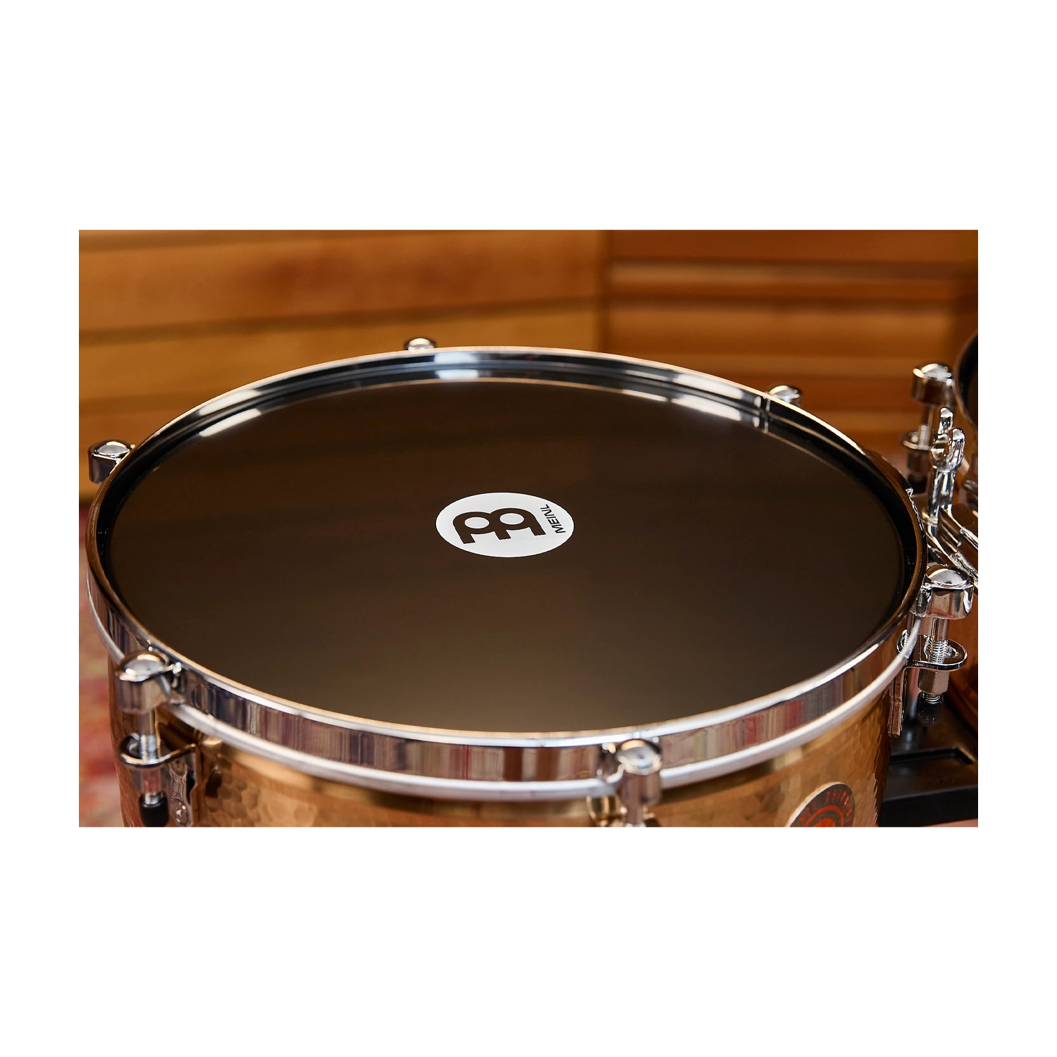 Meinl Percussion Patricio "El Chino" Diaz Signature Timbales - Bronze close up
