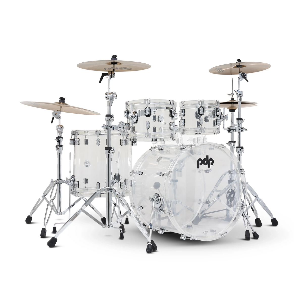 PDP Concept Acrylic 4-Piece Shell Pack - Clear