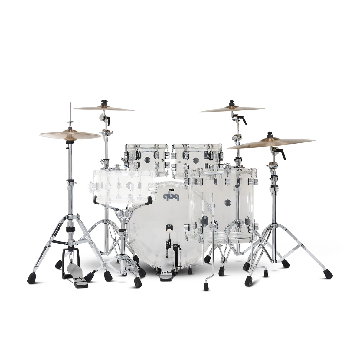PDP Concept Acrylic 4-Piece Shell Pack - Clear