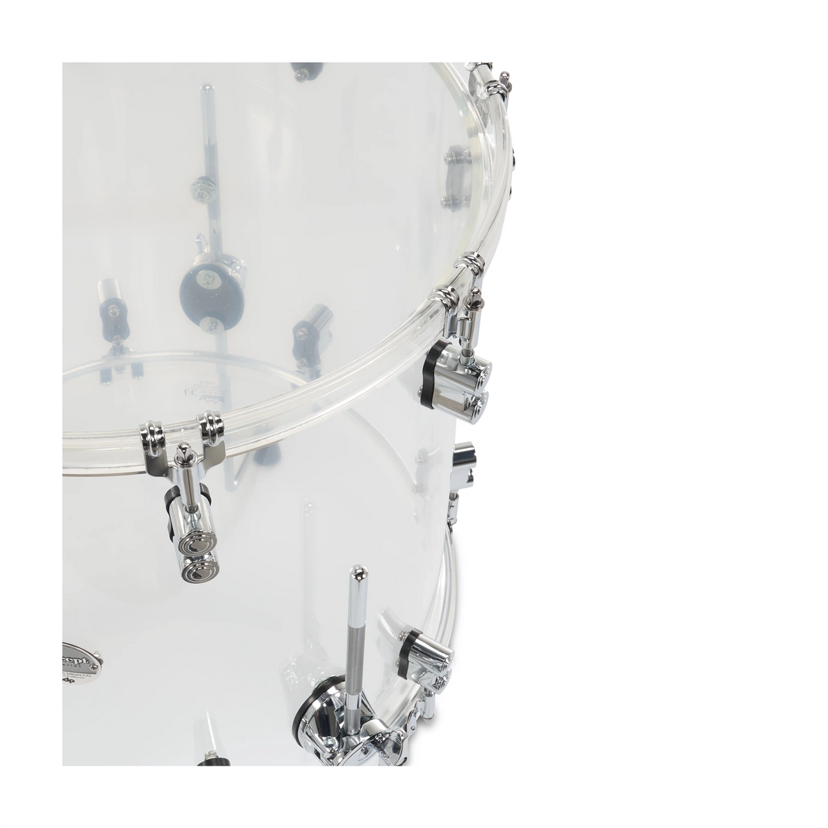 PDP Concept Acrylic 4-Piece Shell Pack - Clear