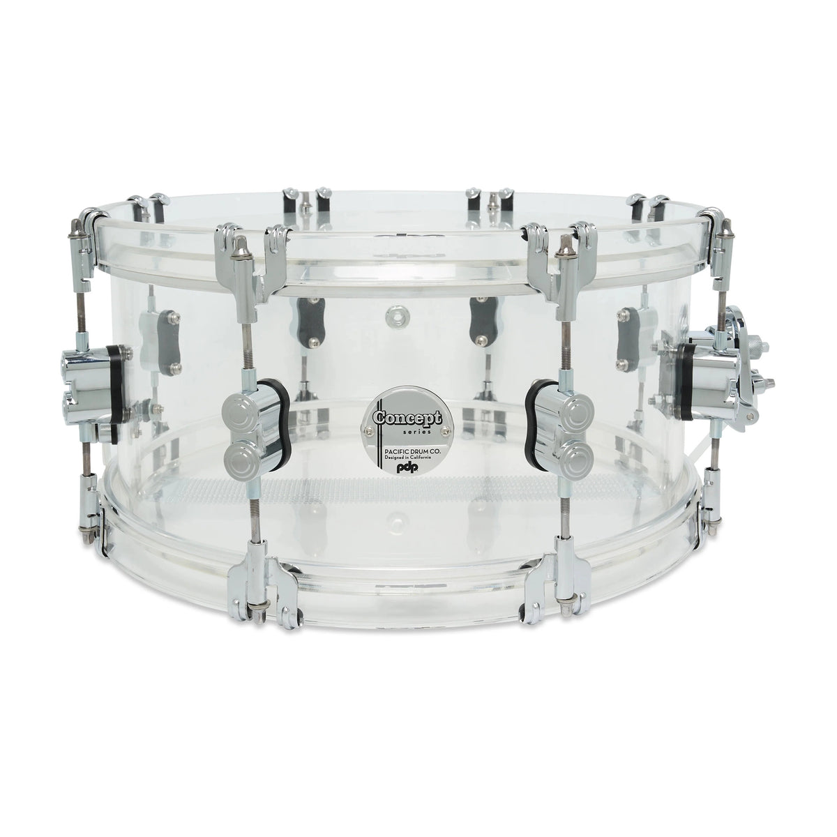 PDP Concept Acrylic Clear Snare Drum 14" X 6.5"
