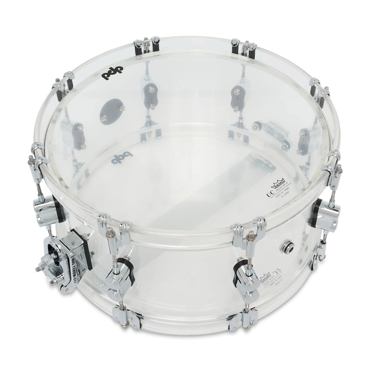 PDP Concept Acrylic Clear Snare Drum 14" X 6.5"