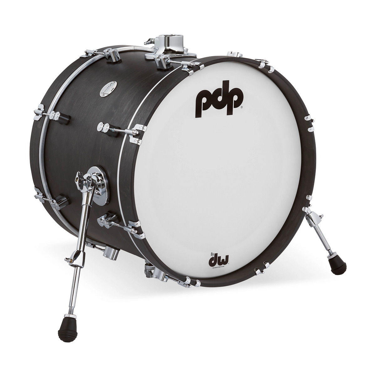 PDP Concept Classic 18x14 Bass Drum - Ebony/Ebony Hoops
