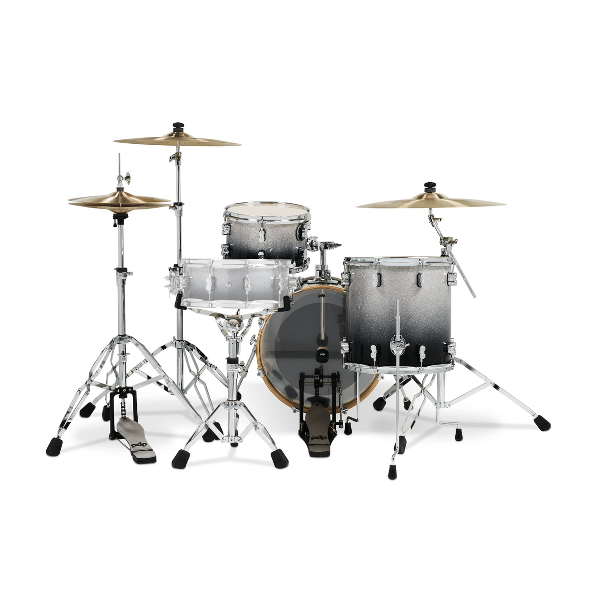 PDP Concept Maple Bop Kit - Silver To Black