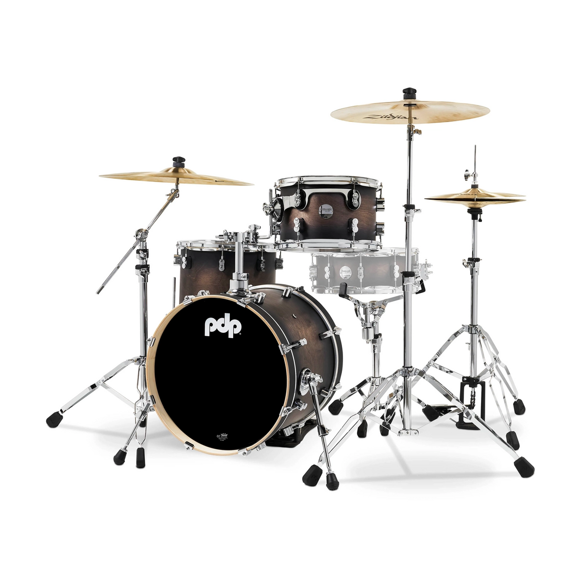 PDP Maple 3 Piece Bop Kit - Satin Charcoal Burst