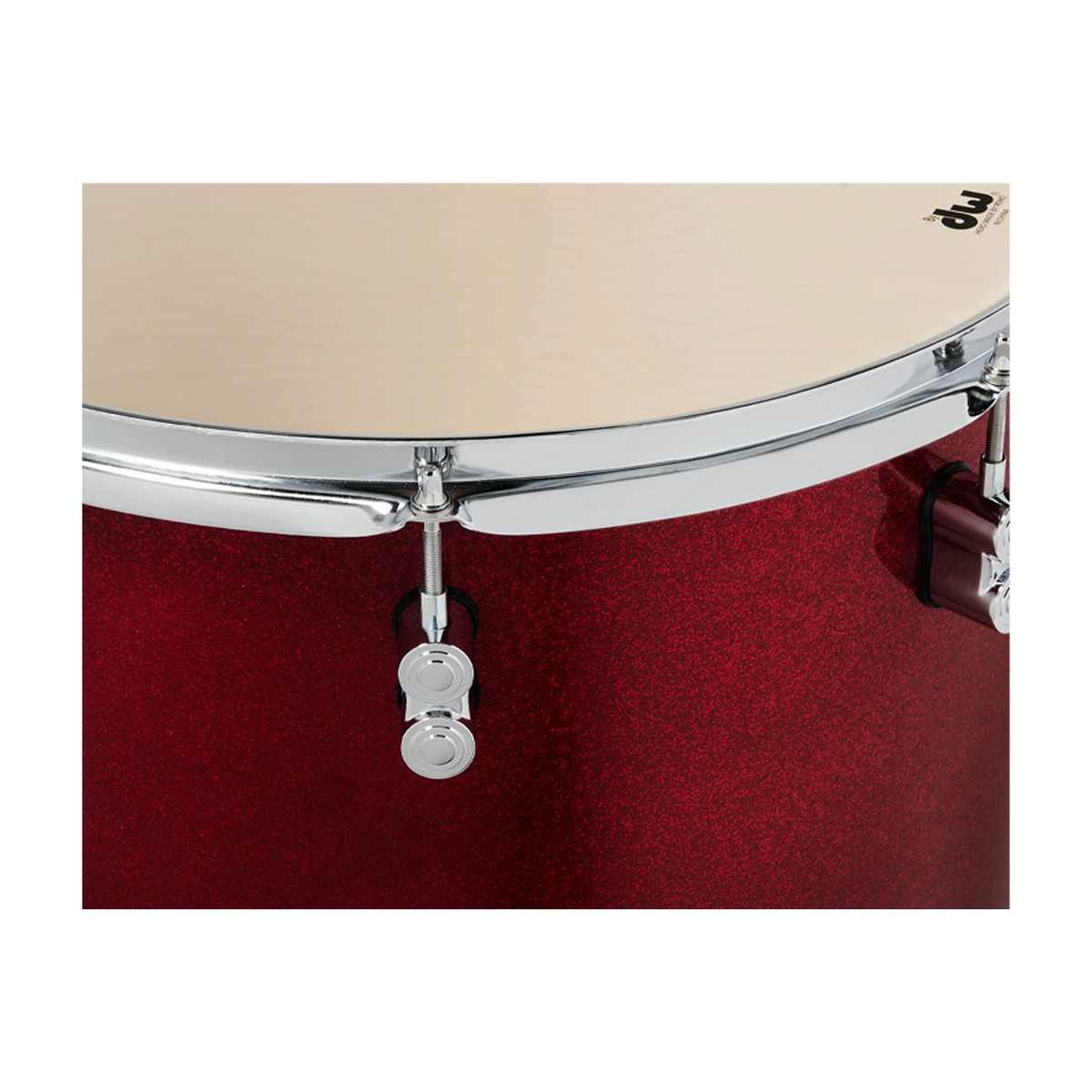 PDP Concept Maple 4-Piece Fusion Shell Pack - Red/Black Fade
