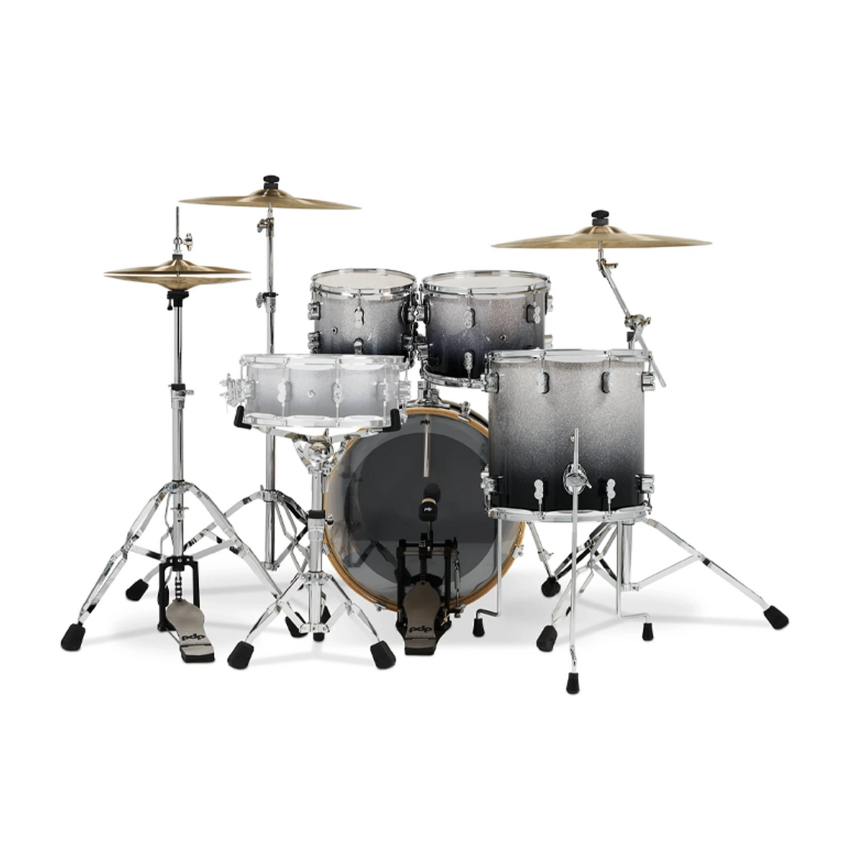 PDP Concept Maple 4pc Shell Pack Silver To Black Fade