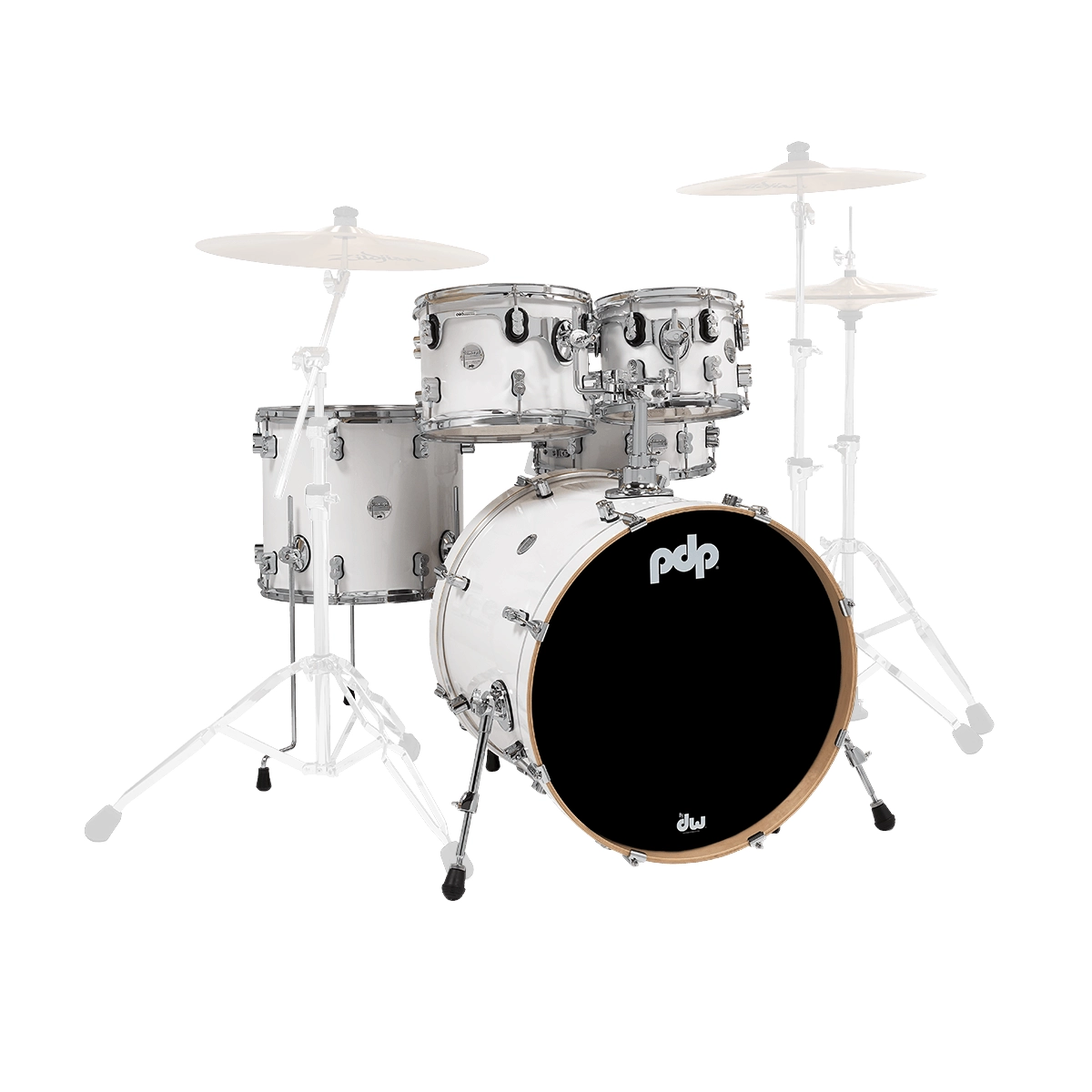PDP by DW Concept Maple 5-Piece Shell Pack Pearlescent White