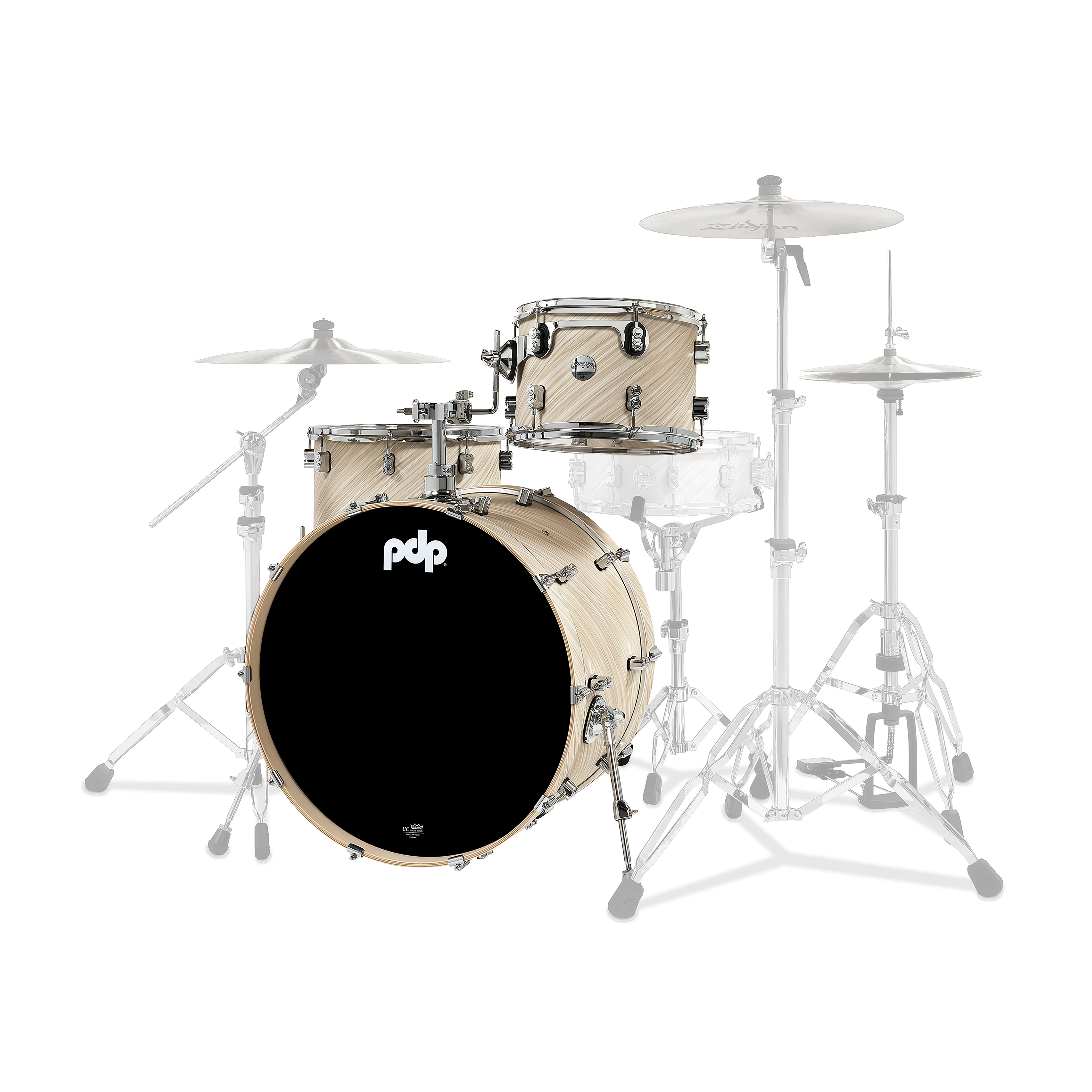 PDP Concept Maple Rock 3-piece Shell Pack - Twisted Ivory