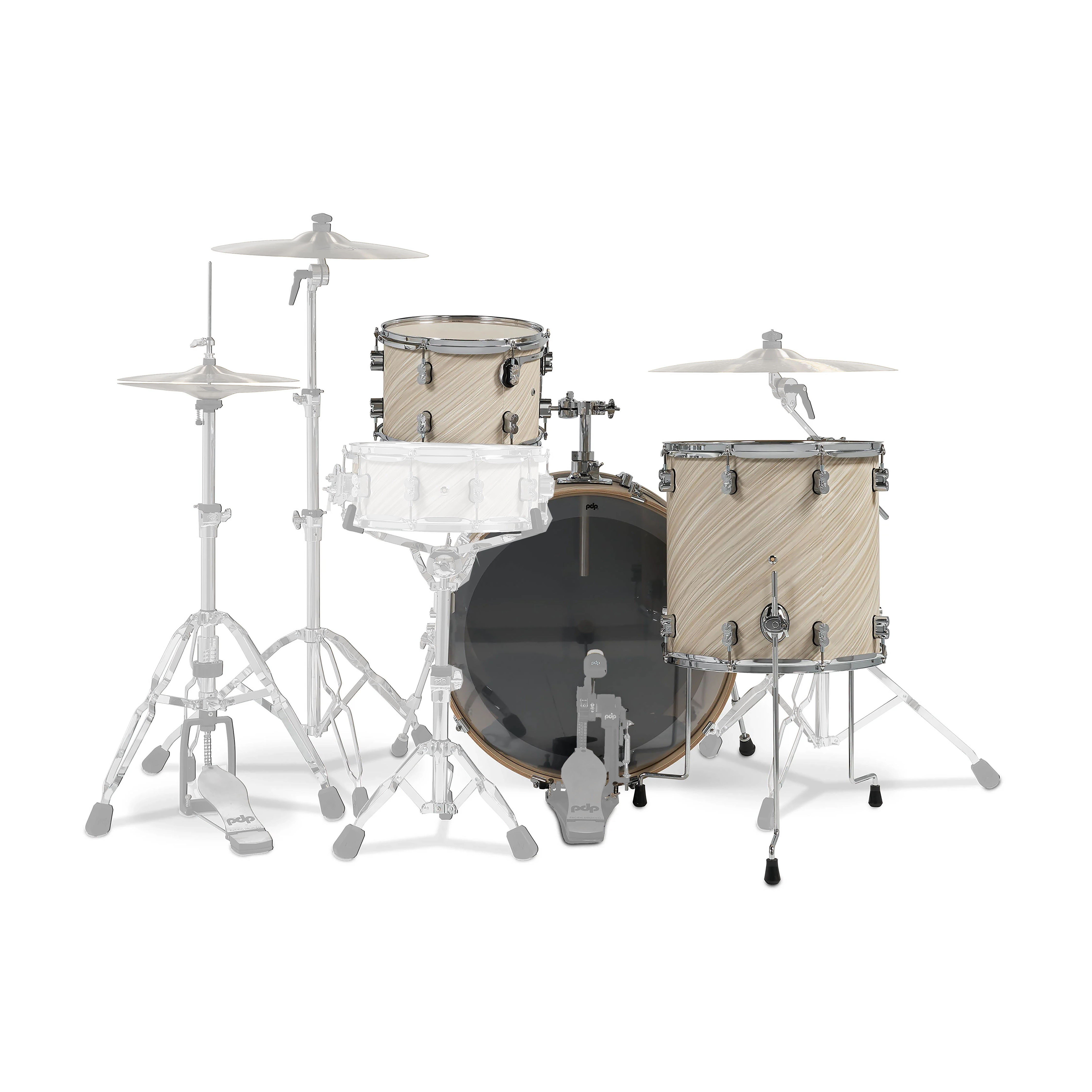 PDP Concept Maple Rock 3-piece Shell Pack - Twisted Ivory
