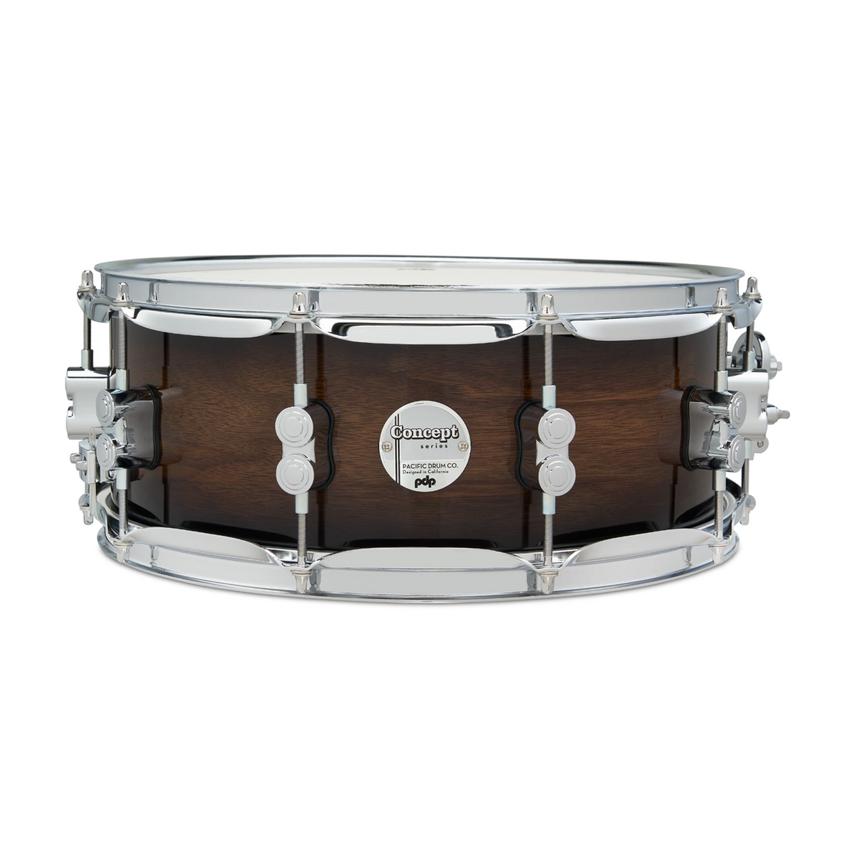 PDP Concept Maple Series 5.5x14 Snare Drum - Exotic Walnut Charcoal Burst