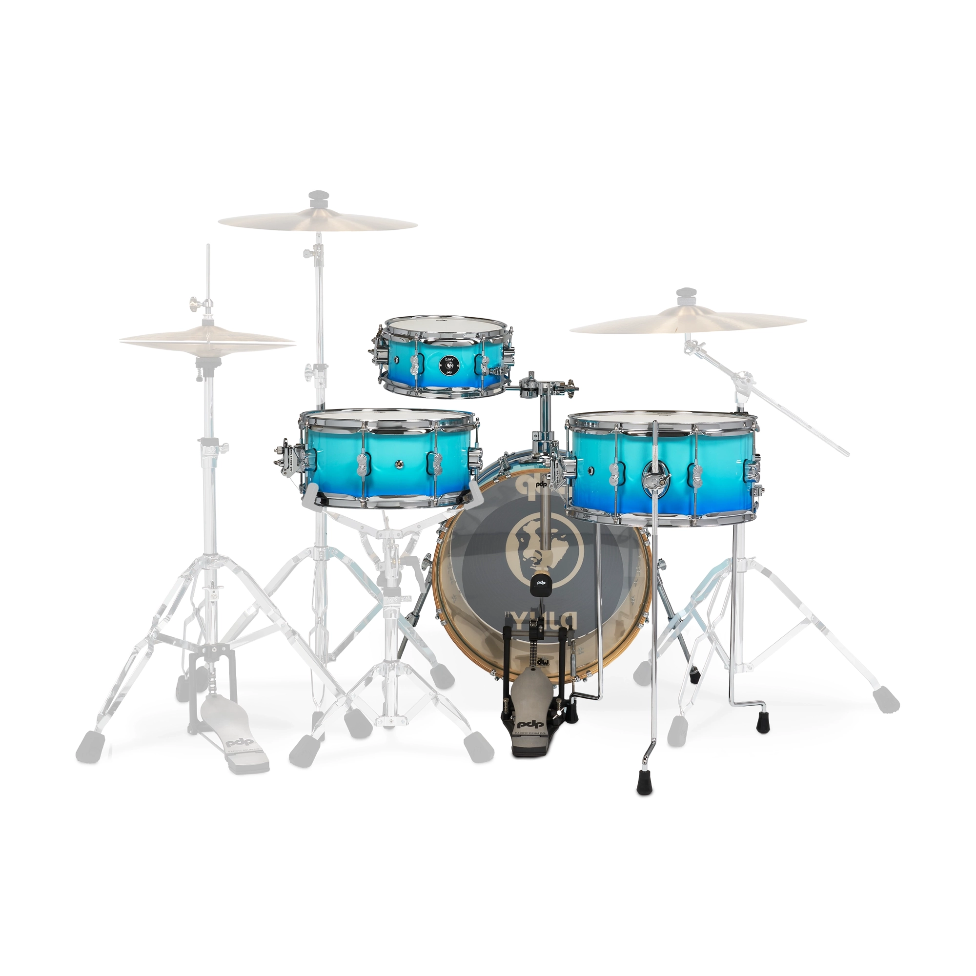 PDP Daru Jones New Yorker II 4-Piece Shell Pack - Blue Fade