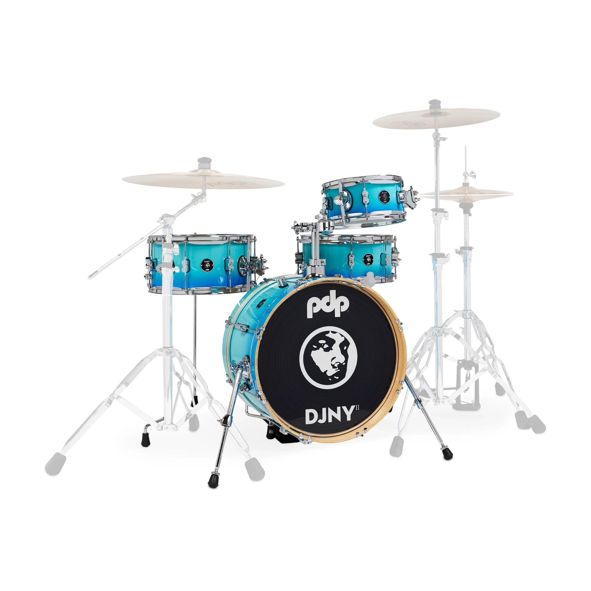 PDP Daru Jones New Yorker II 4-Piece Shell Pack - Blue Fade