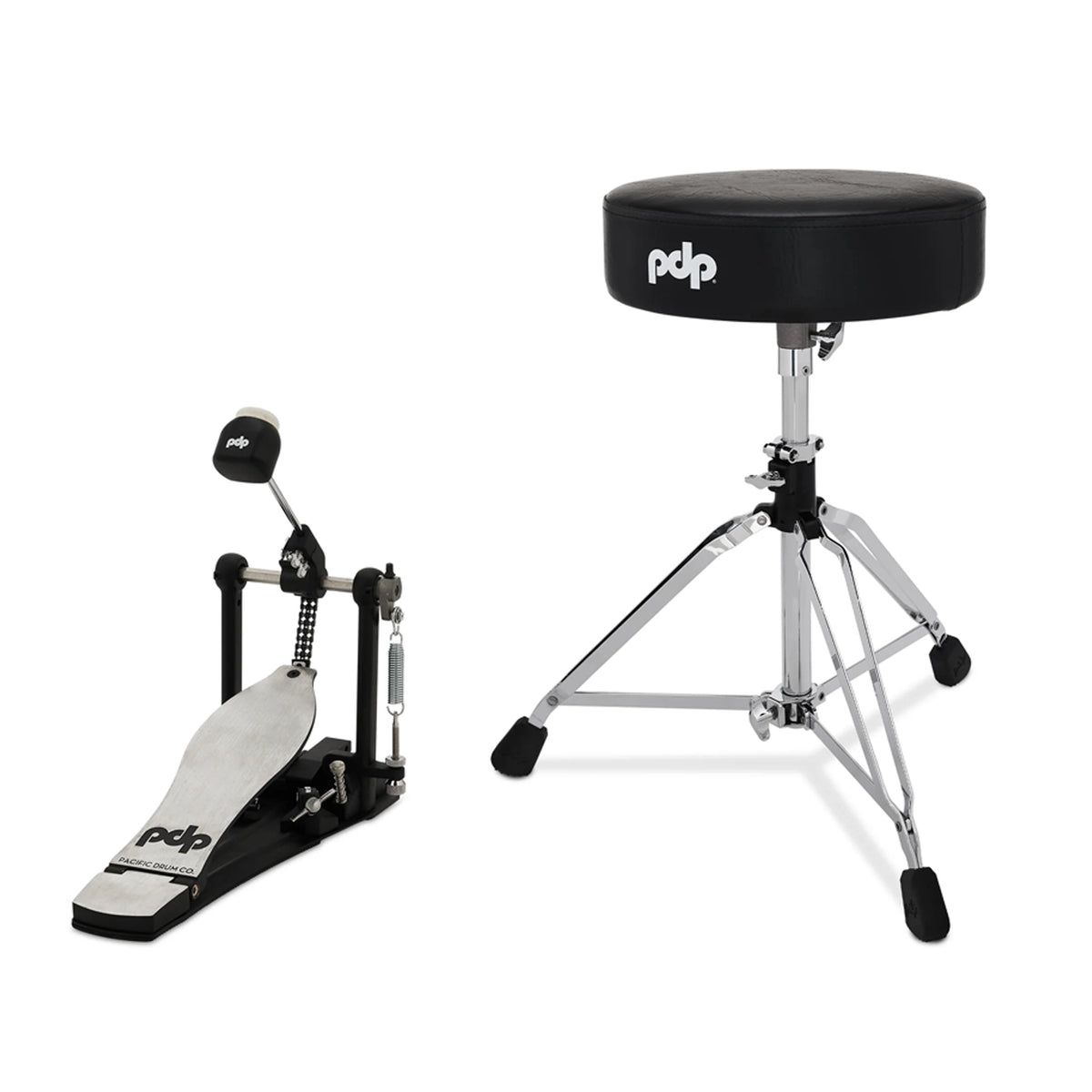 PDP 800 Series 2-Piece Drum Hardware Pack - Single Bass Drum Pedal