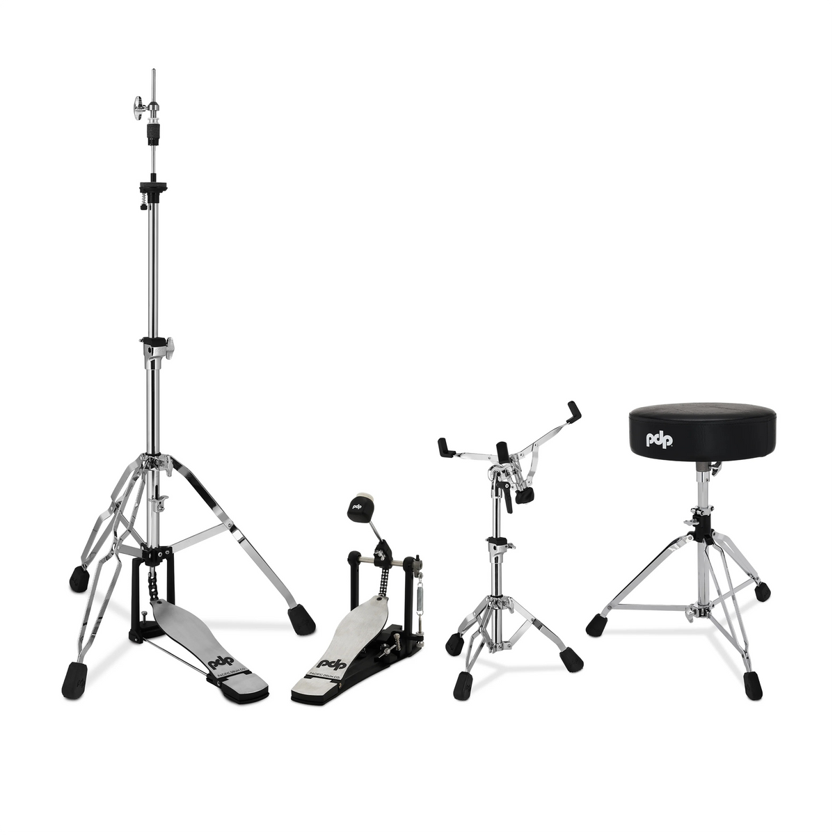 PDP 800 Series 4-Piece Drum Hardware Pack - Single Bass Drum Pedal