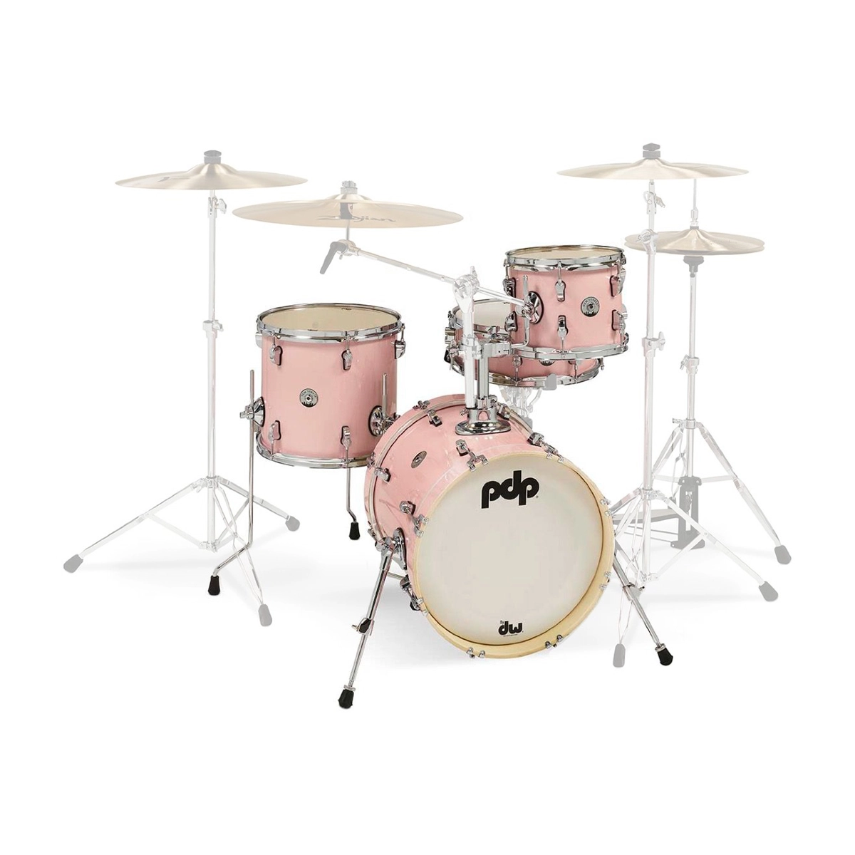 PDP New Yorker Drum Kit - Pale Rose Sparkle