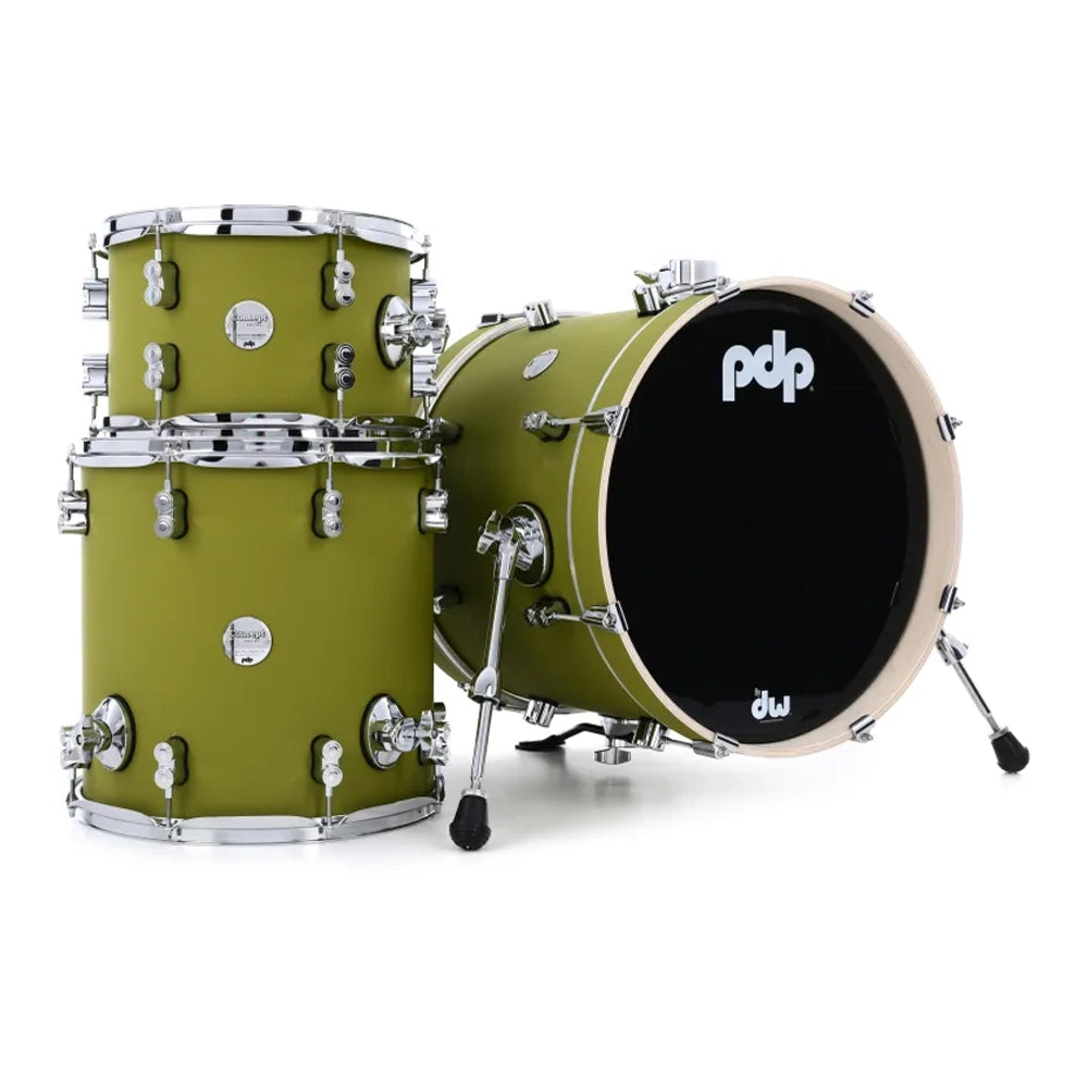PDP Concept Maple Bop 3-piece Shell Pack - Satin Olive