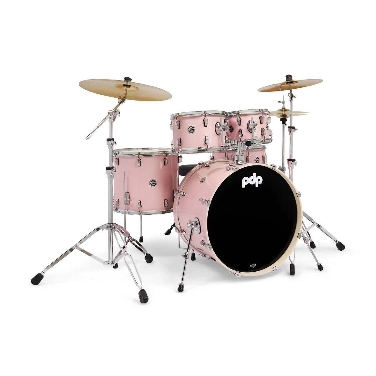 PDP Mainstage 5-Piece Complete Drum Set - Pink Rose