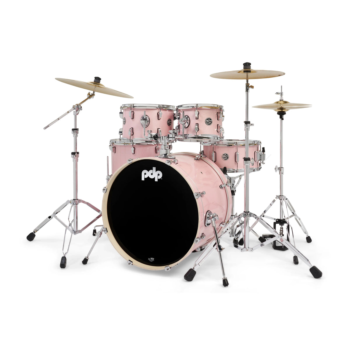 PDP Mainstage 5-Piece Complete Drum Set - Pink Rose