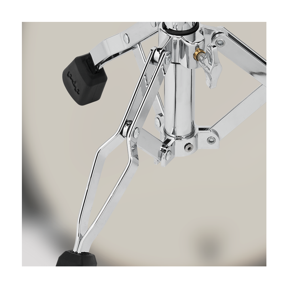 Close-up view of tripod feet of PDP Concept Series Snare Stand