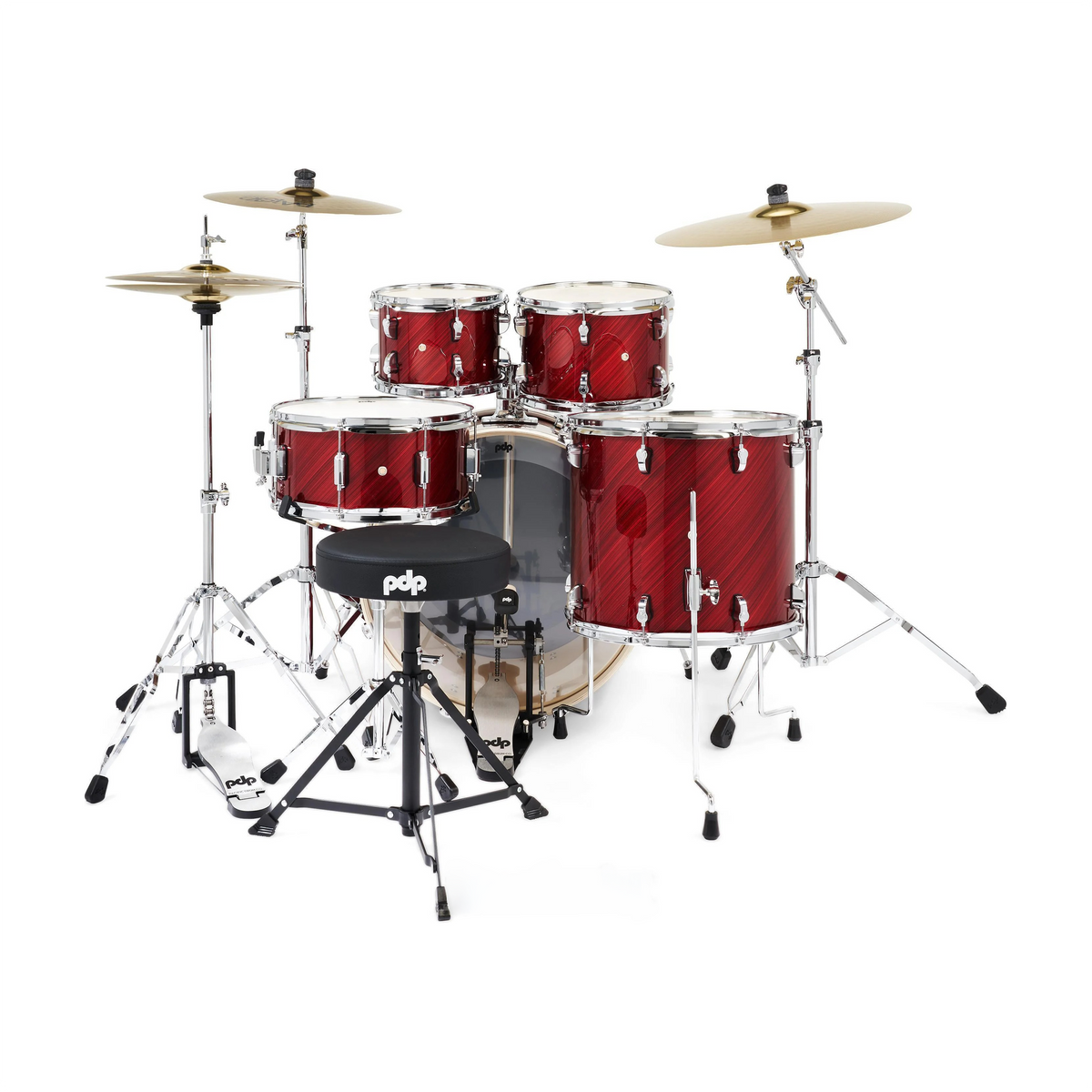 PDP Mainstage 5-Piece Complete Drum Set - Twisted Cherry