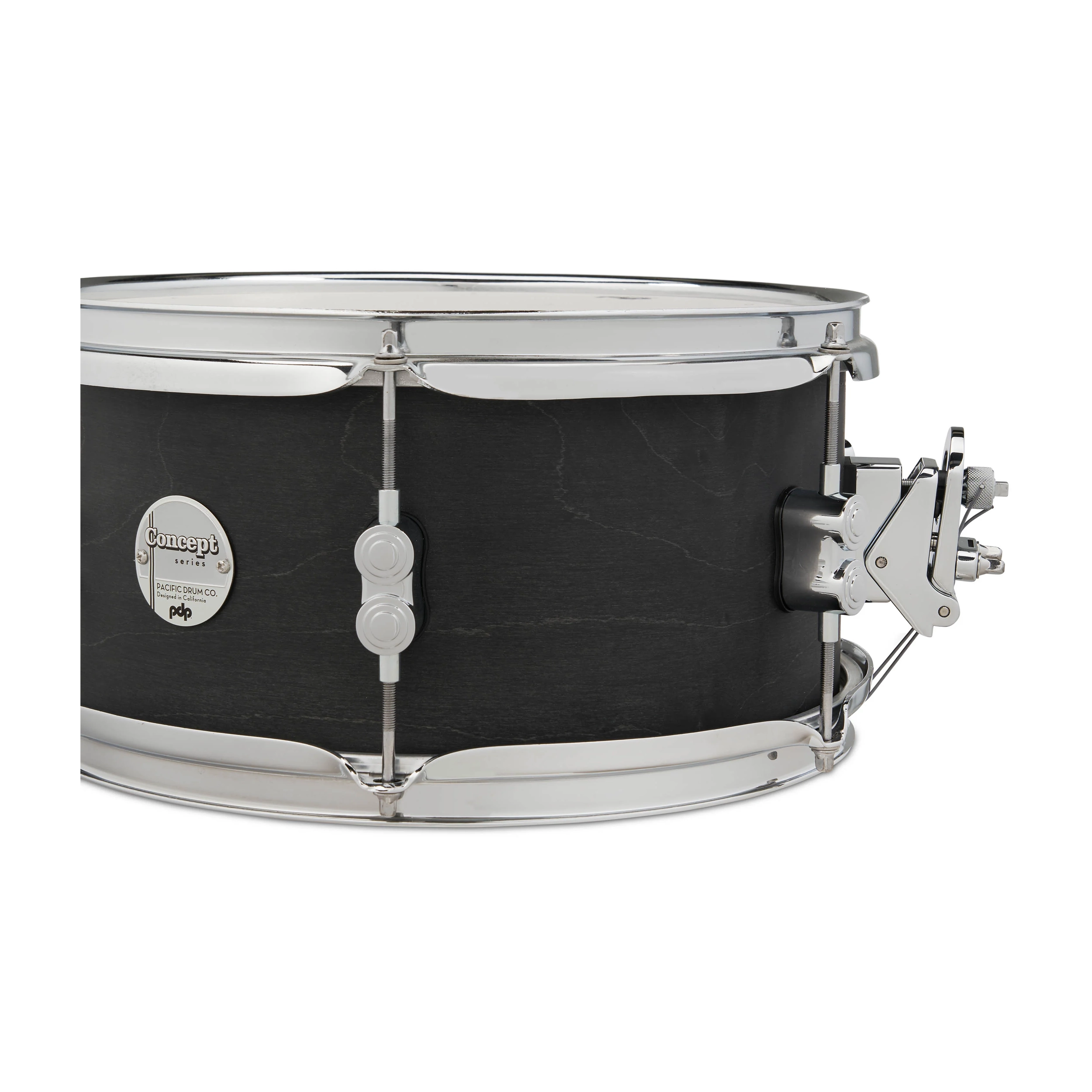 PDP by DW Black Wax Maple Snare Drum 12x6 Inch