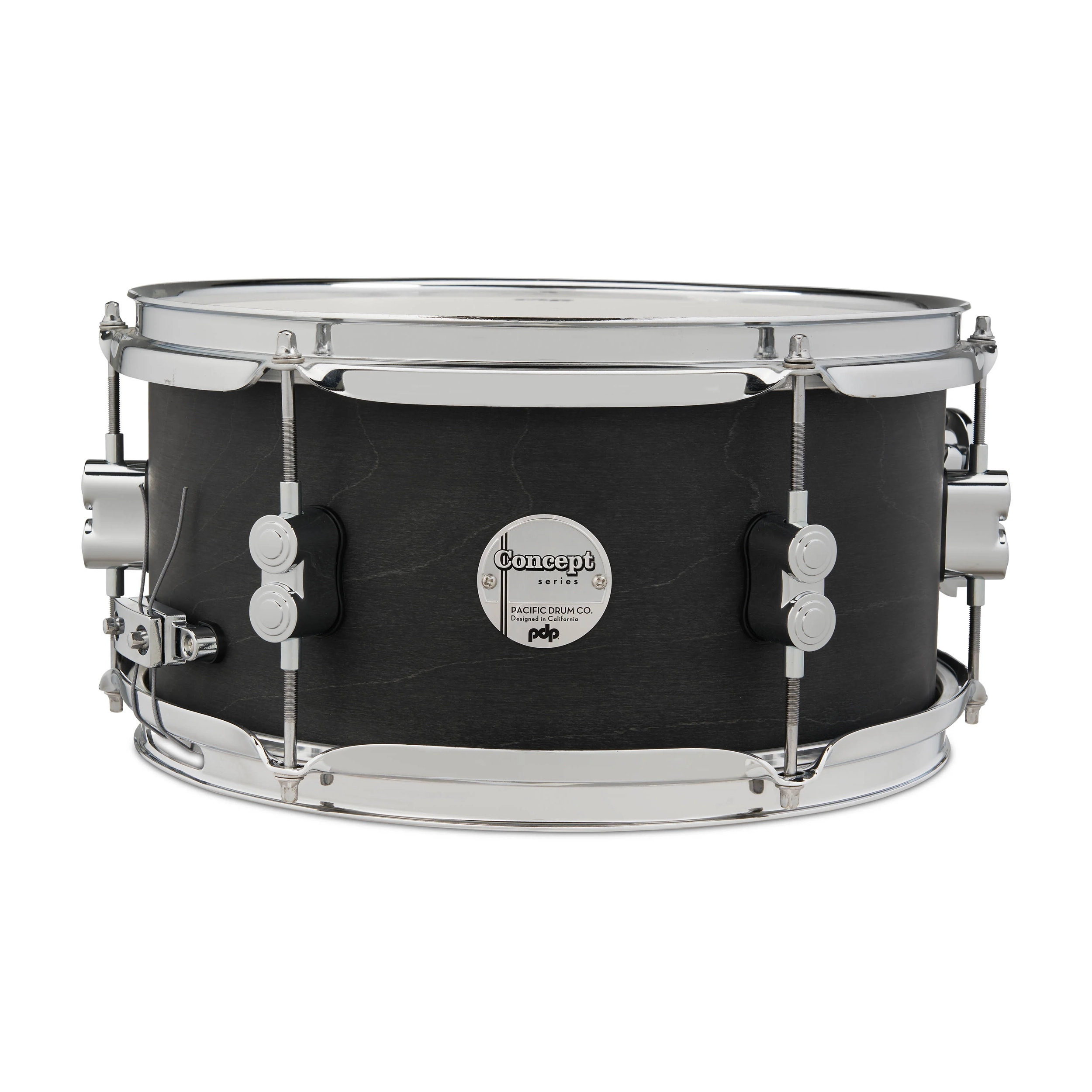 PDP by DW Black Wax Maple Snare Drum 12x6 Inch