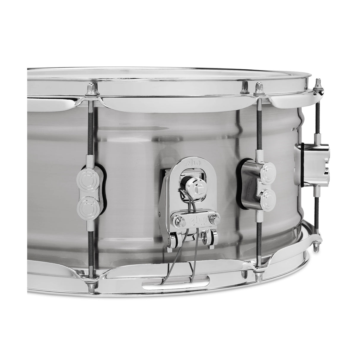 PDP Concept 6.5" X 14" Aluminum Snare - Natural Brushed Aluminum/Chrome