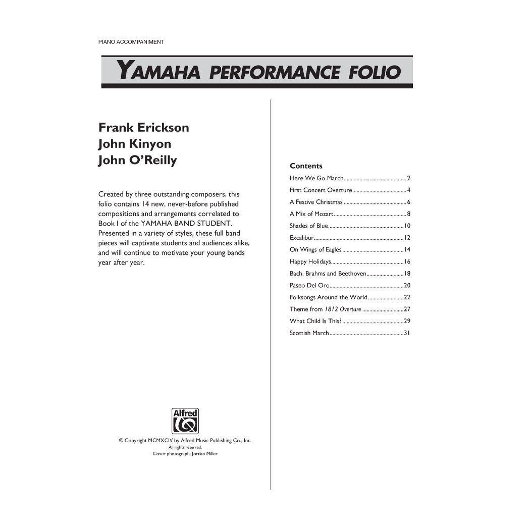 Yamaha Performance Folio (Piano Acc.)