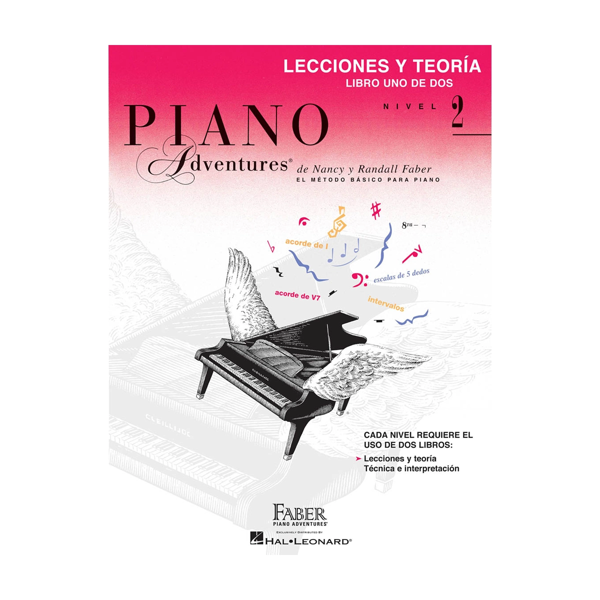 Piano Adventures: Lecciones y Teoría – Libro Uno de Dos Nivel 2