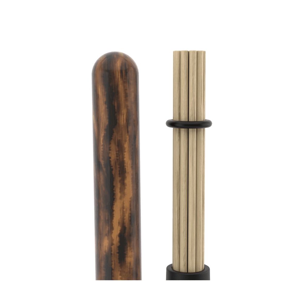 Promark PMHRB 2B Bamboo Hybrid Rods Bundle Sticks