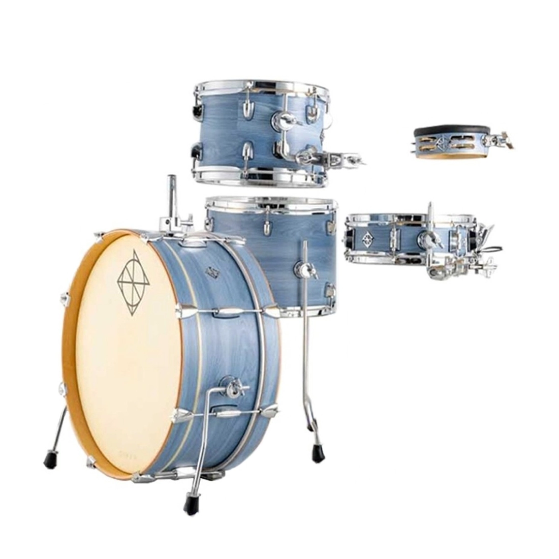 Dixon Little Roomer 5 Pc Drum Kit & Hardware Pack - Cerulean Frost