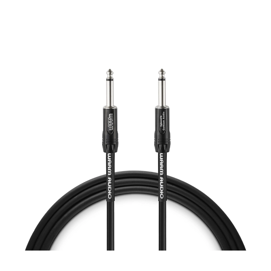 Warm Audio Pro-TS-10' Pro Silver Straight to Straight Instrument Cable - 10-foot