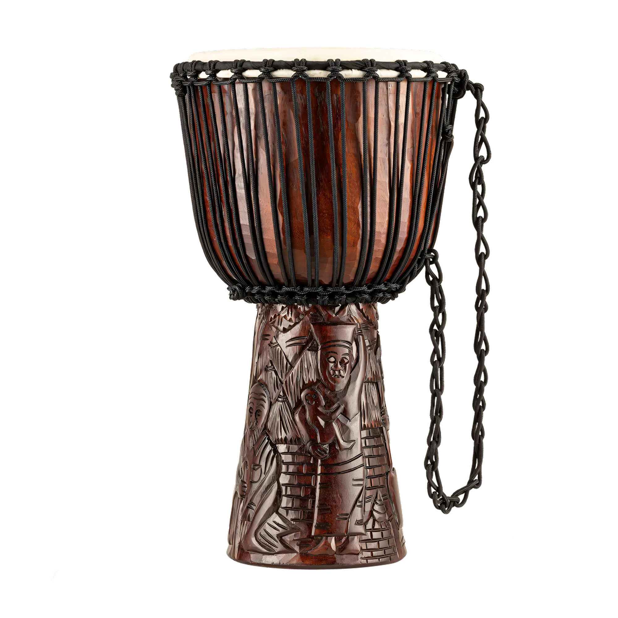 Meinl Percussion PROADJ2-M Professional 10-Inch African Style Rope Tuned Djembe front view