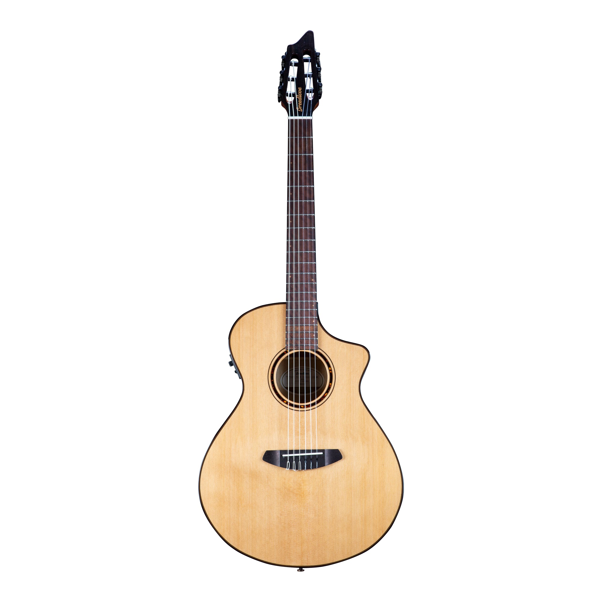 Guitarra acústica-eléctrica de cuerdas de nailon Breedlove Eco Pursuit Exotic S Concert Ce - Tapa natural / Ámbar