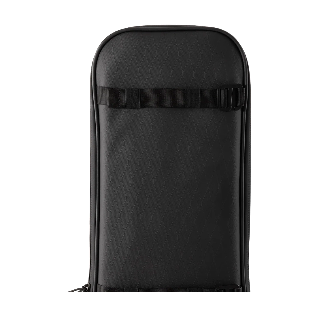D'Addario Backline Electric Guitar Case Outside headstock belt.