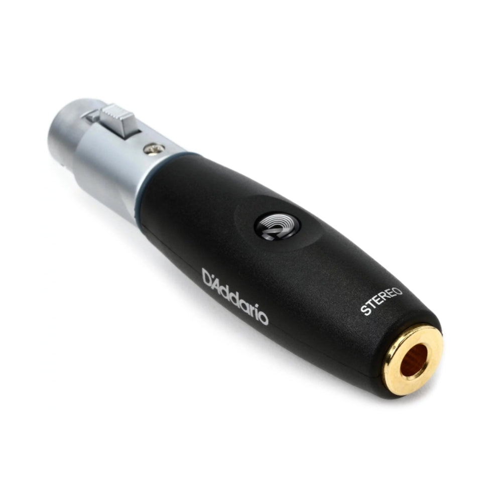 D'Addario PW-P047BB XLR Female to 1/4" Female Balanced Adapter