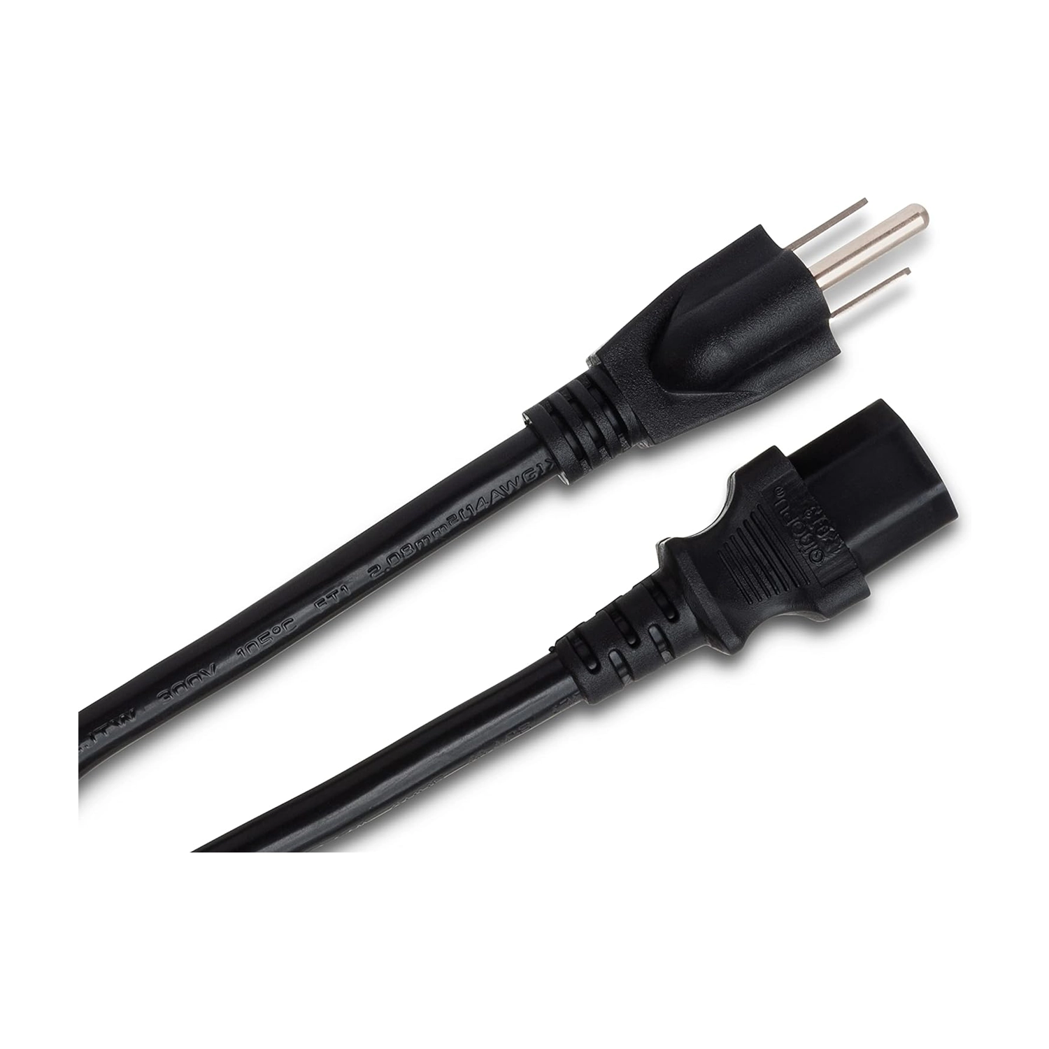 Hosa Power Cord, IEC C13 To Nema 5-15P - 8'